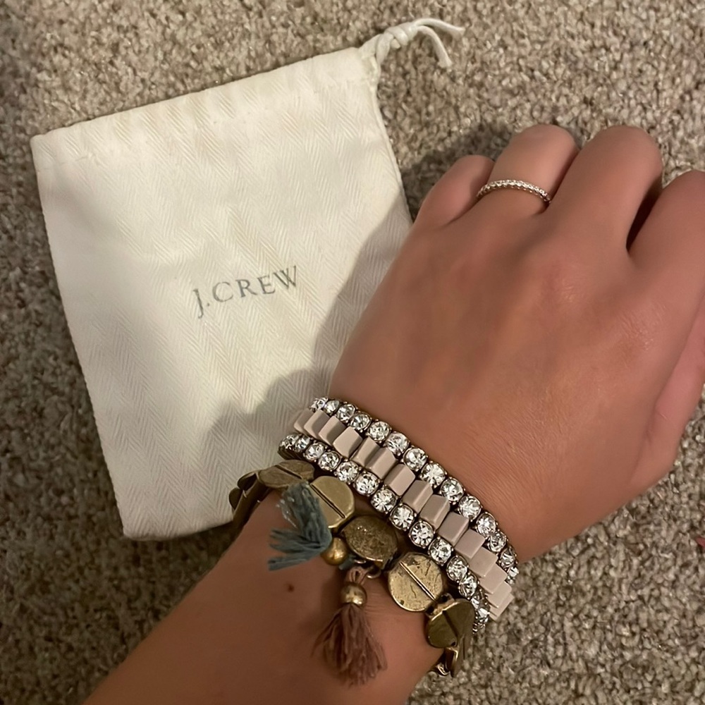 J Crew Gold Bangles